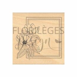 Tampon Bois - COUPON CADRE - Collection FARANDOLE - Florilèges Design