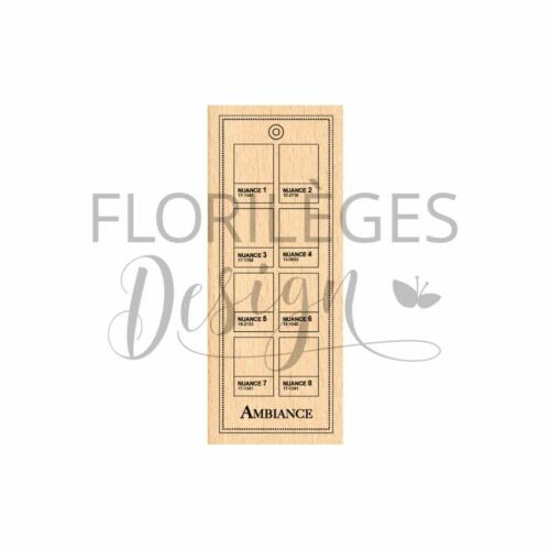 Tampon Bois - NUANCIER D'ENSEMBLE - Collection FARANDOLE - Florilèges Design