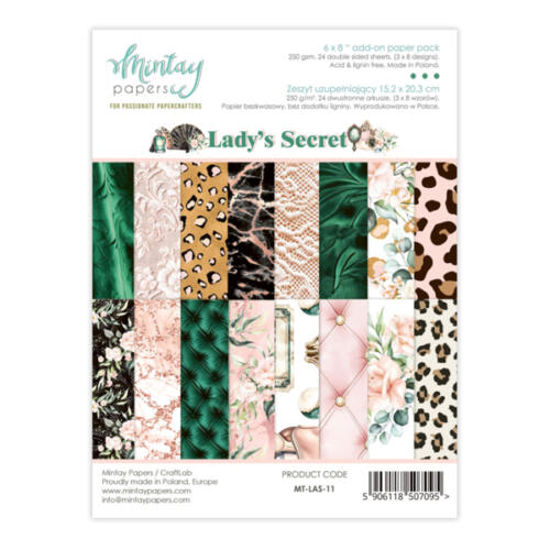 Mintay Papers - ADD ON Collection LADY'S SECRET 15x20cm
