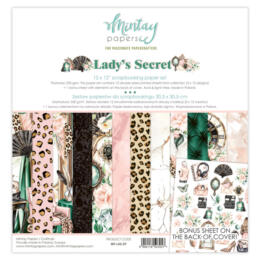 Mintay Papers - KIT PAPIERS Collection LADY'S SECRET 30x30cm