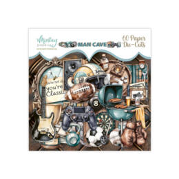 Mintay Papers - Die Cut  MAN CAVE (60 pièces)
