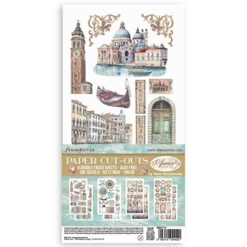 STAMPERIA - Collection VENICE - Paper Cut Outs 15x30cm