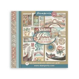 STAMPERIA - Collection VENICE - Stickers 16.5x16.5cm