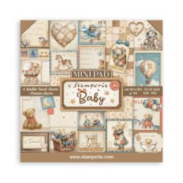 STAMPERIA - Collection BABY - MINI PAD 30x30cm ( 4 Papiers + 2 feuilles die cuts)