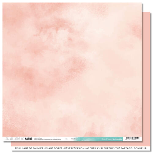 Les Ateliers de Karine - BACK TO BASICS - ROSE ( TERRE & JASMIN )