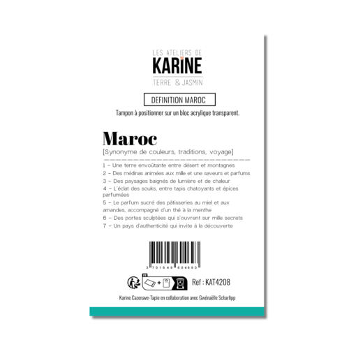 Tampons Clear - TERRE & JASMIN - DEFINITION MAROC - Les Ateliers de Karine