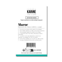 Tampons Clear - TERRE & JASMIN - DEFINITION MAROC - Les Ateliers de Karine