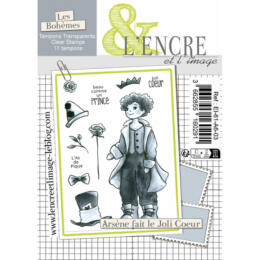 Tampon Clear - ARSENE FAIT LE JOLI COEUR - Collection Les Bohèmes - L'Encre & l'Image