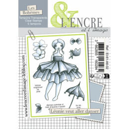 Tampon Clear - LEONIE VEUT ALLER DANSER - Collection Les Bohèmes - L'Encre & l'Image