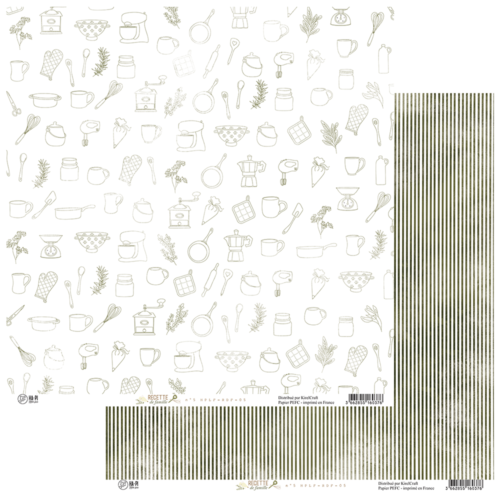 HA.PI LITTLE FOX - Papier RECETTE DE FAMILLE  Papier n°5