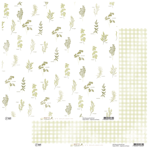 HA.PI LITTLE FOX - Papier RECETTE DE FAMILLE  Papier n°3