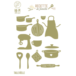 Dies Découpe - USTENSILES - Collection RECETTE DE FAMILLE - Ha.Pi Little Fox