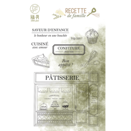 Tampon Clear - PATISSERIE - Collection RECETTE DE FAMILLE - Hapi Little Fox