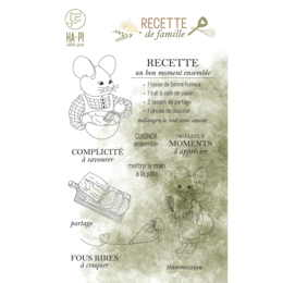 Tampon Clear - LA MAIN A LA PATE - Collection RECETTE DE FAMILLE - Hapi Little Fox