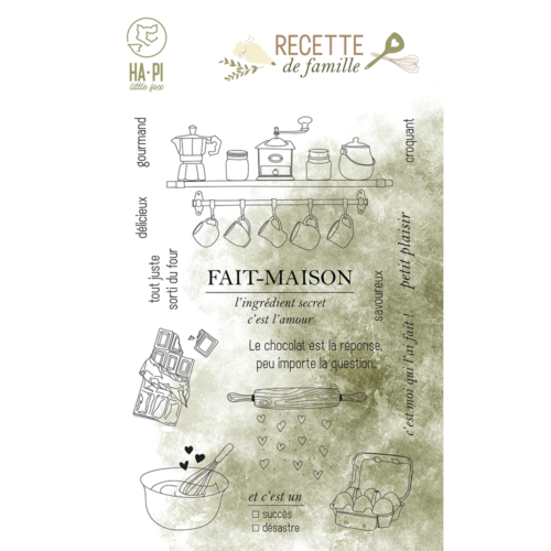 Tampon Clear - FAIT MAISON - Collection RECETTE DE FAMILLE - Hapi Little Fox