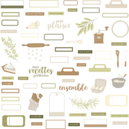 HA.PI LITTLE FOX - Die Cuts Motifs  - RECETTE DE FAMILLE