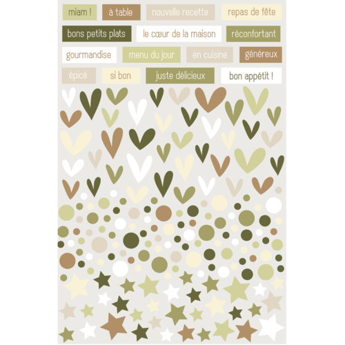 HA.PI LITTLE FOX - Stickers Puffy  - RECETTE DE FAMILLE