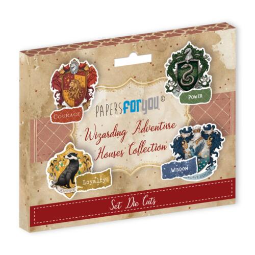 Papers For You - Assortiment DIE CUT WIZARDING ADVENTURE HOUSES COLELCTION