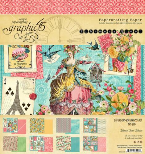 Graphic 45 - EPHEMERA QUEEN - Collection Pack 20x20