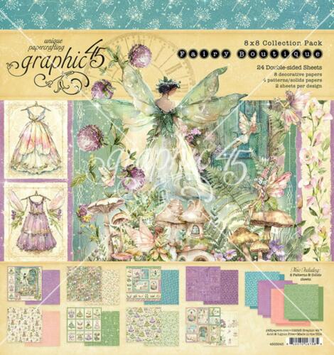 Graphic 45 - FAIRY BOUTIQUE - Collection Pack 8x8 (20x20cm)