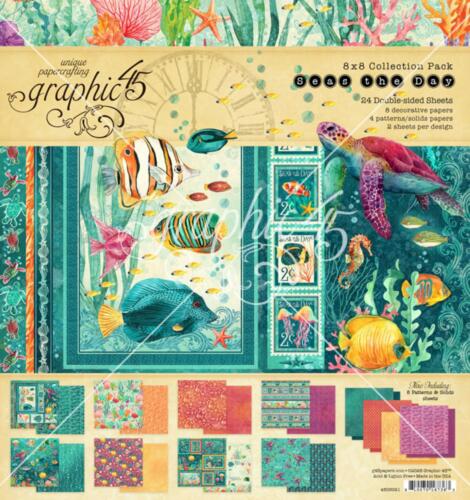 Graphic 45 - SEAS THE DAY - Collection Pack 8x8 (20x20cm)