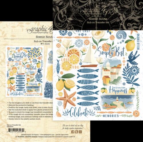 RUBONS - Tranfert SCENIC ROUTE - Collection Graphic 45