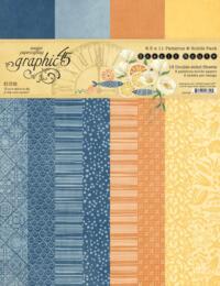 Graphic 45 - SCENIC ROUTE -  Patterns & Solids  A4 8.5x11