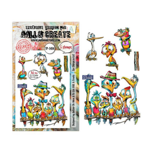 Tampon Clear Aall And Create - N°1414 SIR CHIRPS A LOT