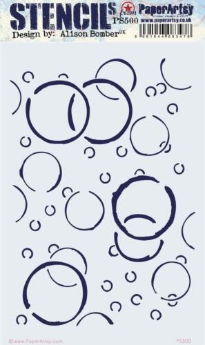 Pochoir PAPERARTSY - Stencil ALISON BOMBER PS500