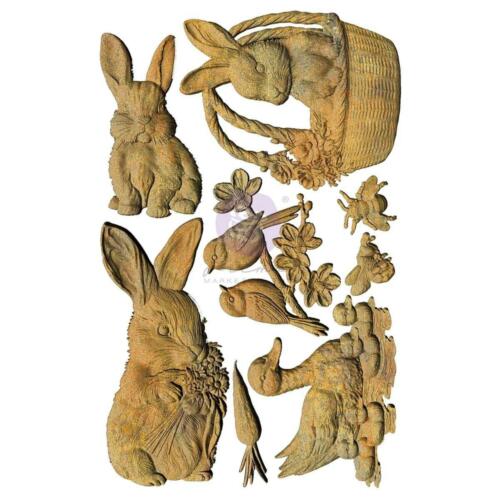 MOULE Silicone : GARDEN FRIENDS Collection AMONG THE WILDFLOWERS Prima Marketing