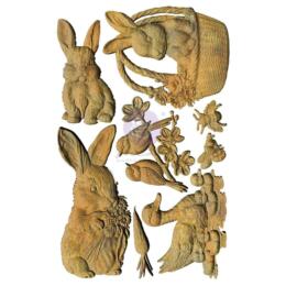 MOULE Silicone : GARDEN FRIENDS Collection AMONG THE WILDFLOWERS Prima Marketing