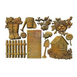 MOULE Silicone : SPRING TALES Collection AMONG THE WILDFLOWERS Prima Marketing