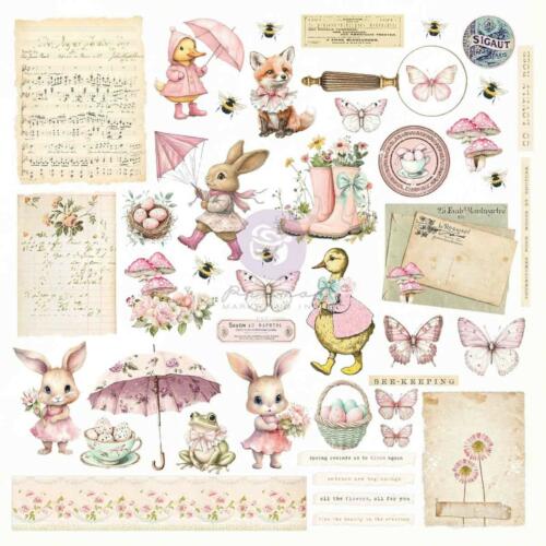 Prima Marketing - SWEET SPRING - Ephemera  Bunnies & Butterflies