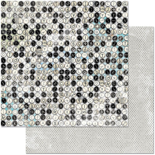 Bo Bunny - LIFE IN COLOR - Typewriter