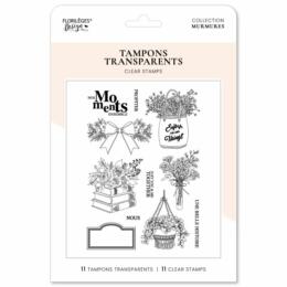 Tampon Clear Florilèges Design - NOS MOMENTS - Collection MURMURES