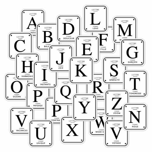 Florilèges Design - MURMURES - Die cuts GRANDES LETTRES