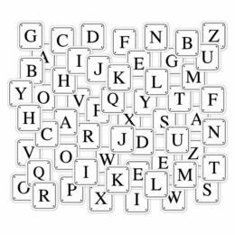 Florilèges Design - MURMURES - Die cuts PETITES LETTRES