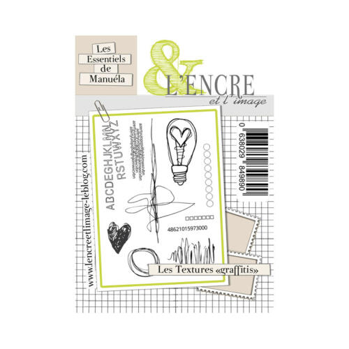 Tampon Clear - LES TEXTURES GRAFFITIS - Collection Les Essentiels de Manuela - L'Encre & l'Image