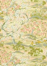 Papier Japonais CHIYOGAMI - Paysage Pastel n°531