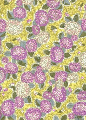 Papier Japonais CHIYOGAMI - Papier Hortensia Violet n°989