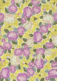 Papier Japonais CHIYOGAMI - Papier Hortensia Violet n°989