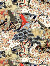 Papier Japonais CHIYOGAMI - Papier Motifs Traditionnel Japonais n°1112