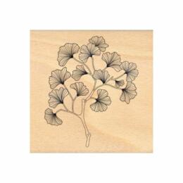 Tampon Bois - BRANCHES GINKGO - Collection GINKGO - Florilèges Design