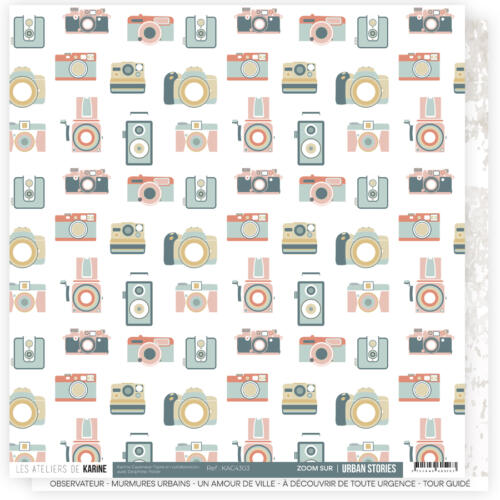 Les Ateliers de Karine - URBAN STORIES - Papier n°3 Zoom Sur