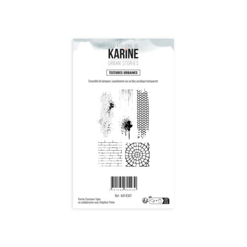 Tampons Clear - URBAN STORIES - TEXTURES URBAINES  - Les Ateliers de Karine