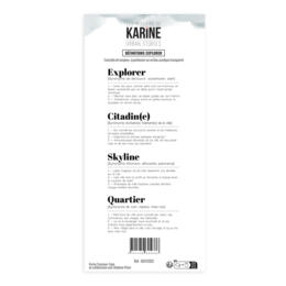 Tampons Clear - URBAN STORIES - DEFINITIONS EXPLORER - Les Ateliers de Karine