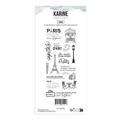 Tampons Clear - URBAN STORIES - PARIS - Les Ateliers de Karine