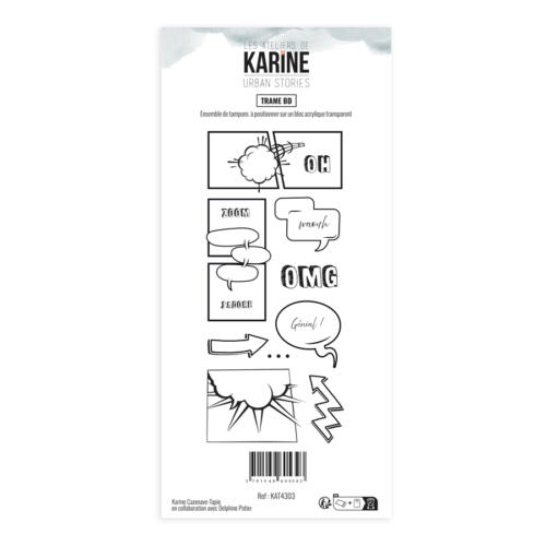 Tampons Clear - URBAN STORIES - TRAME BD - Les Ateliers de Karine