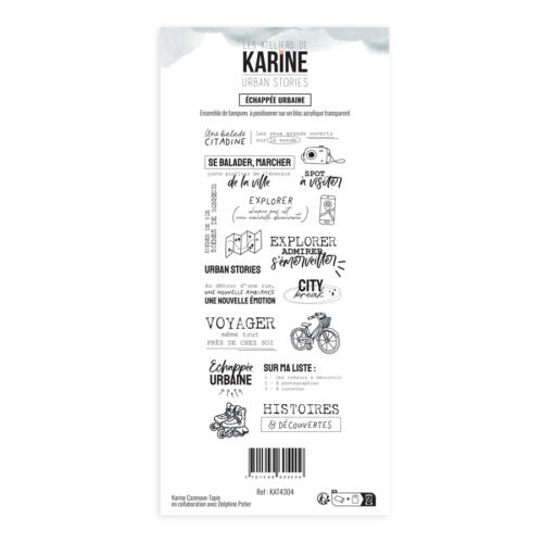 Tampons Clear - URBAN STORIES - ECHAPPEE URBAINE - Les Ateliers de Karine