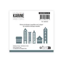 Dies Découpe Les Ateliers de Karine - Matrice de découpe BUILDINGS & CO - Collection URBAN STORIES